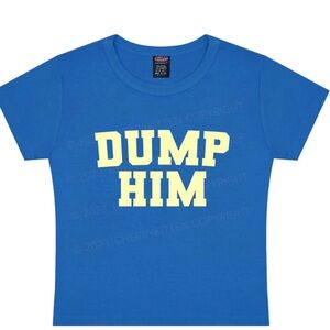 Dump Him Y2k Baby Tee